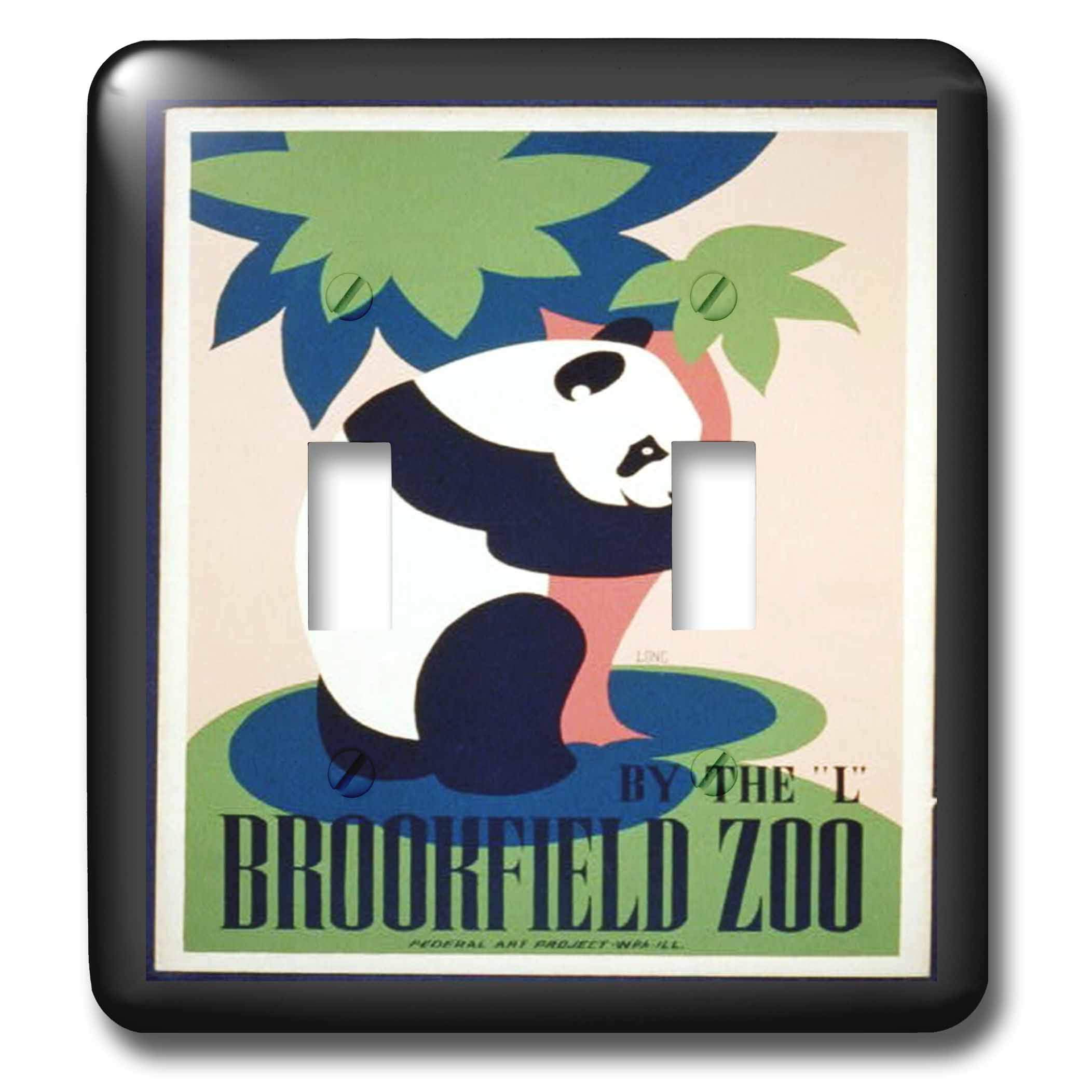 Interrupteur à baïonnette pour rénover un mur ancien Panda WPA Poster