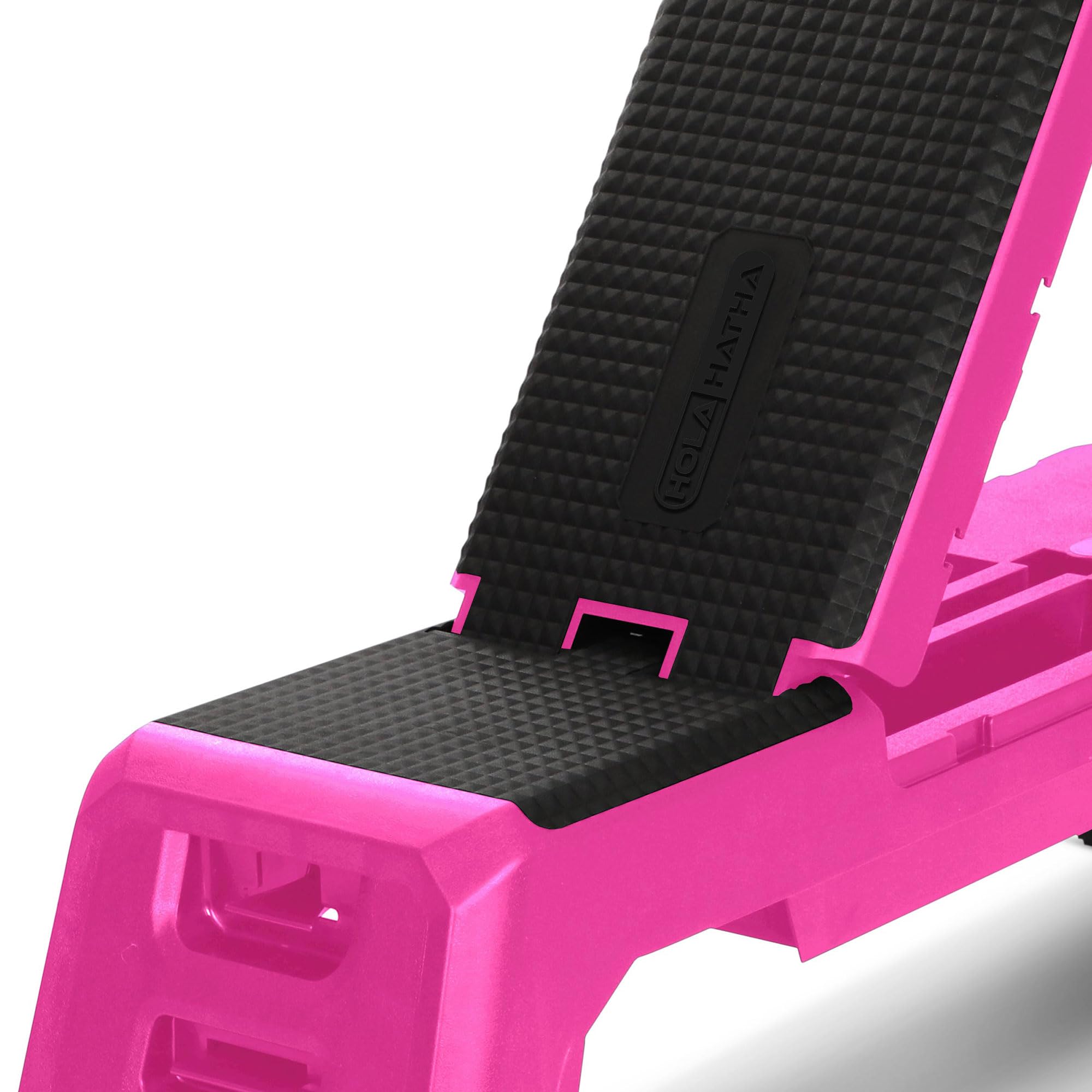 Compact Portable Aerobic Step Platform Exercise Fitness Equipment, Cardio Stepper with Adjustable Height for Home Gym