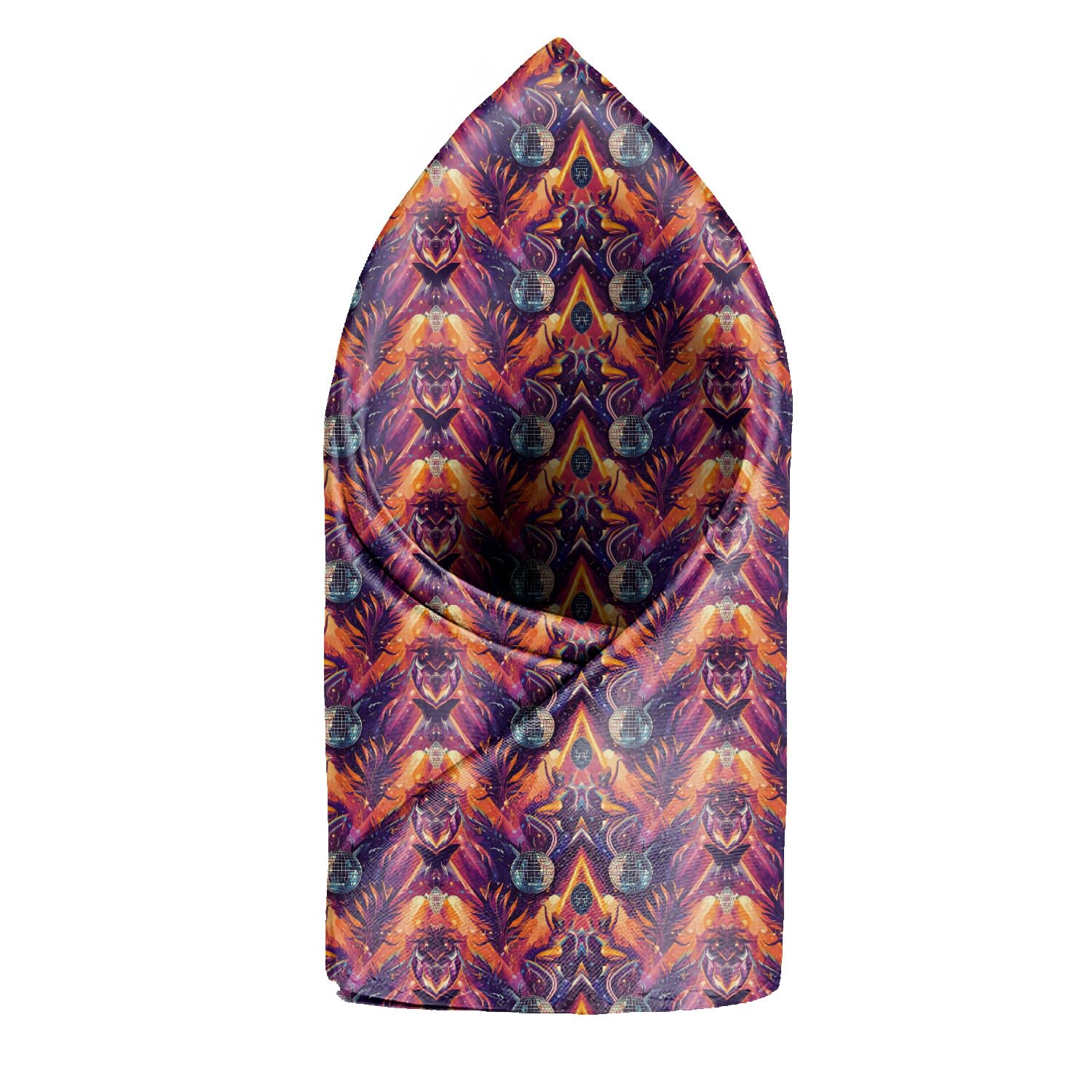 blacksmith Cosmic Disco Printed Pocket Square for Men-picture-31