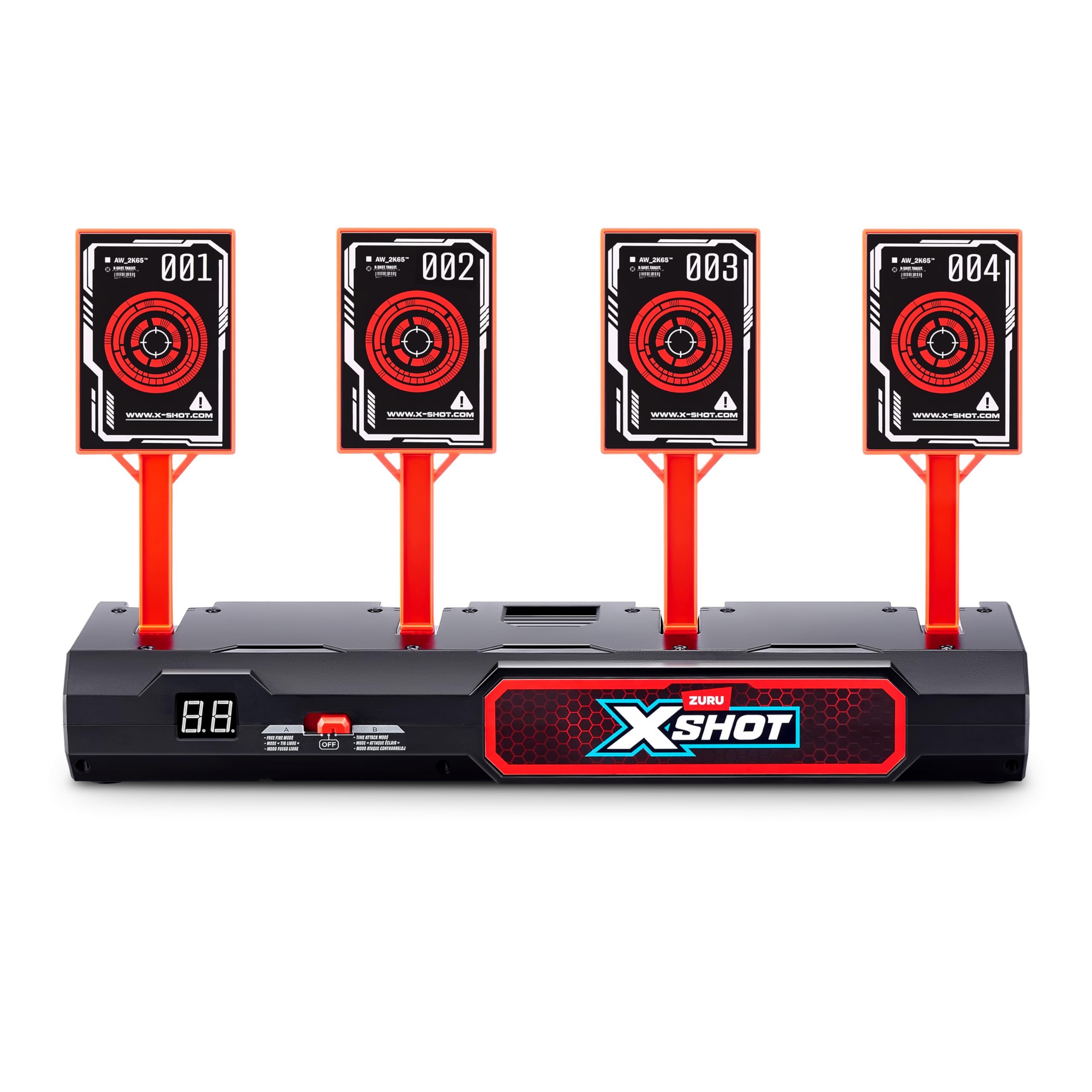 XSHOT Electronic Target by ZURU for Kids, Boys and Girls Aged 8+, Red