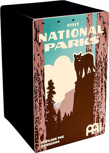 Miniatura 9 de Cajón Backbeat Bass con orificio de sonido con salida y cuerdas ajustables para efecto de redoblante — NO FABRICADO EN CHINA — Para música acústica