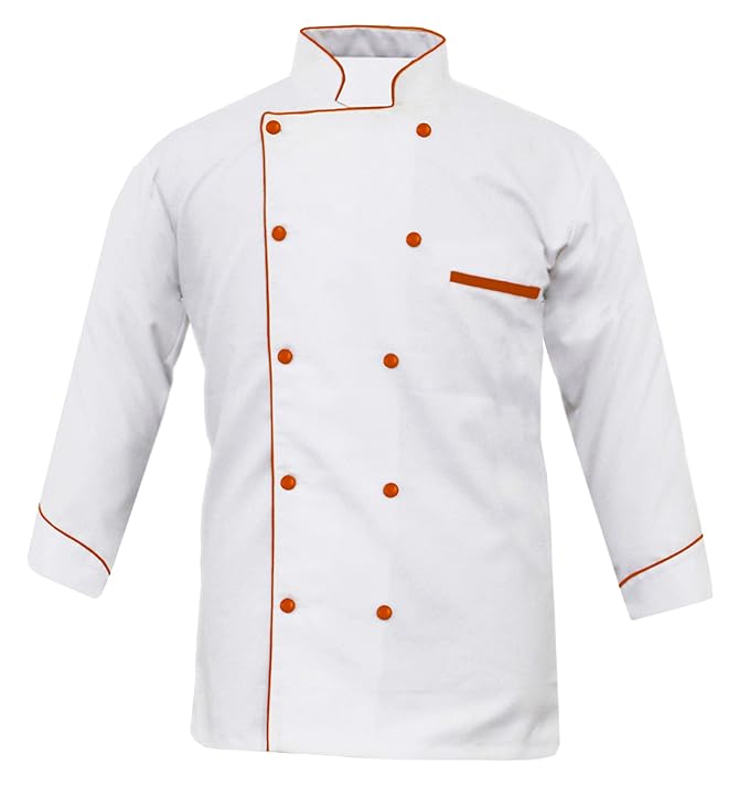 orange chef coat