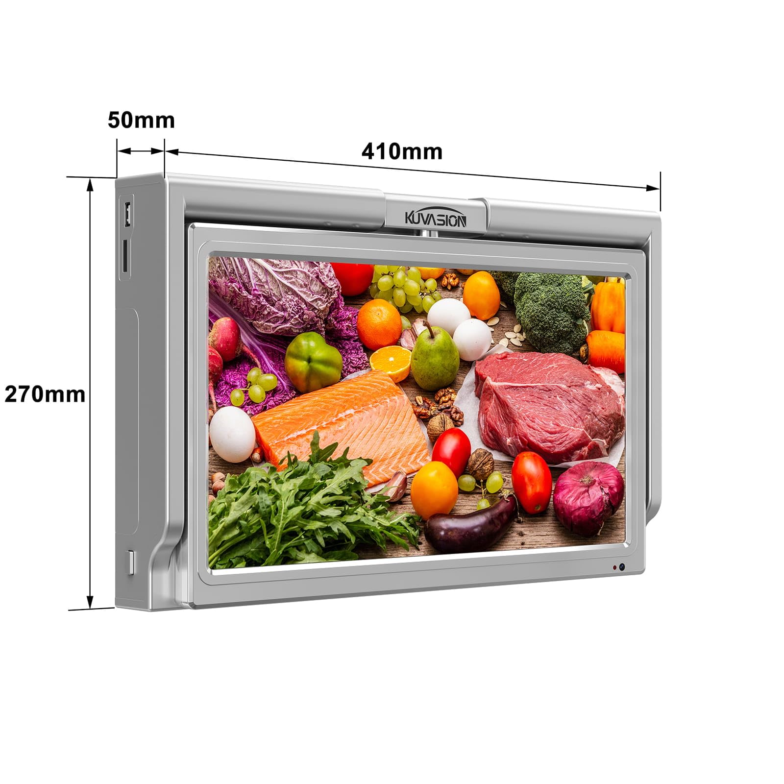 Amazon.com: KUVASION 15.6 Inches 1080p Flip Down Kitchen TV, Under