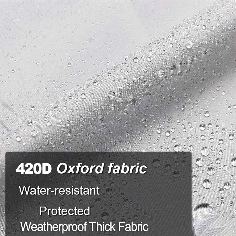 Fundas para asiento de barco, paquete de 2 unidades, tela Oxford 210d/420d, resistente a los rayos UV, cubierta antipolvo para asiento de capitán de yate, protector de asiento de barco impermeable a