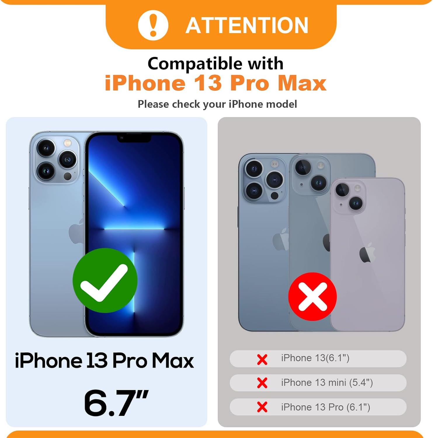 Bocasal for MagSafe Crossbody Wallet Case Compatible with iPhone 13 Pro Max, RFID Blocking Protective Purse Case with Card Slots Holder Kickstand Wrist Strap Lanyard Zipper 6.7 Inch 5G (Black)