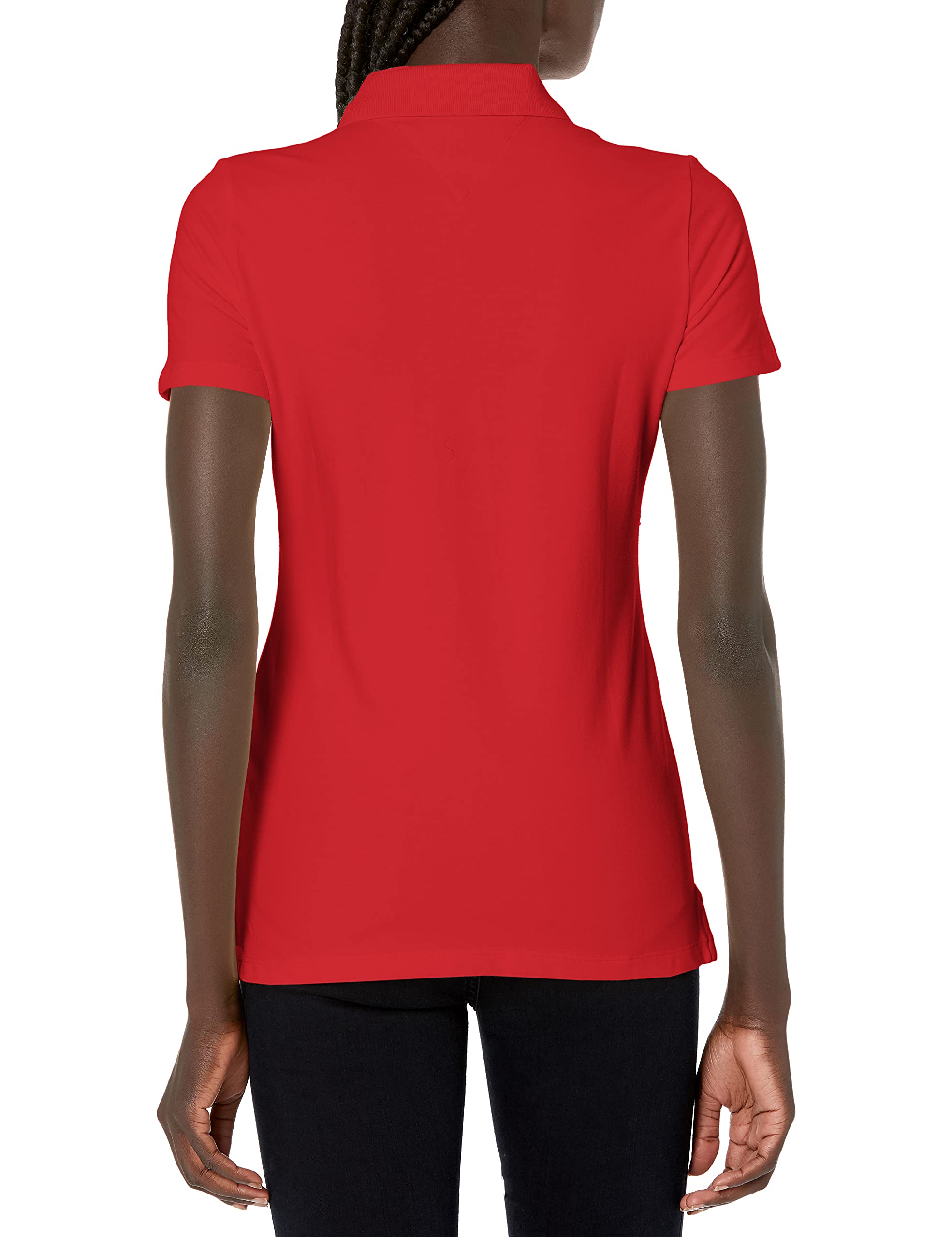 Tommy Hilfiger Short Sleeve Polo (Standard And Plus Size) Polo Donna (Pacco da 1)