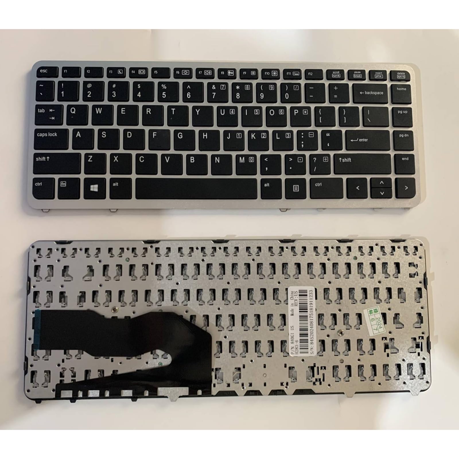 Clavier ordi portable HP EliteBook 850 G1 disposition US - 7