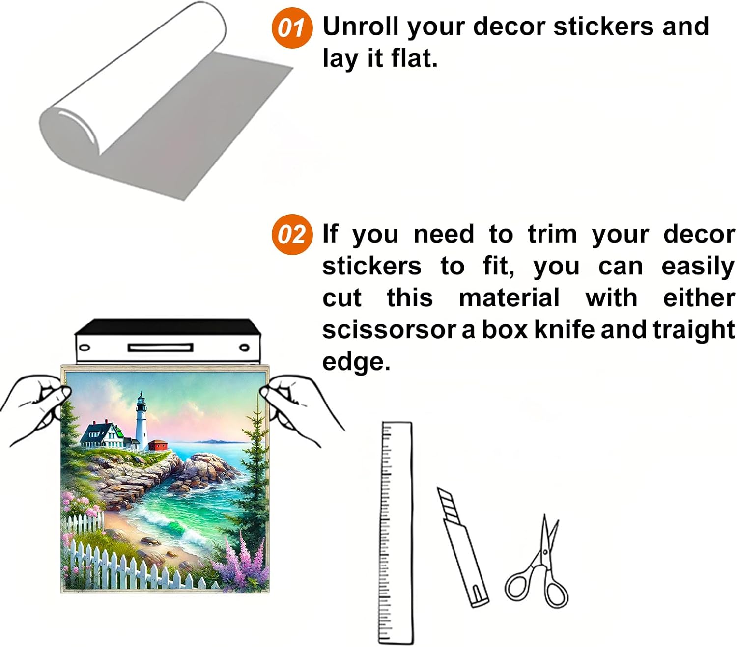 Dishwasher Magnet Cover 23x26 in Seaside Lighthouse with Pink Horizon and Ocean Rocks Dishwasher Cover for Kitchen Appliance Decoration Front Panel Sticker Panel Home Decor Decal