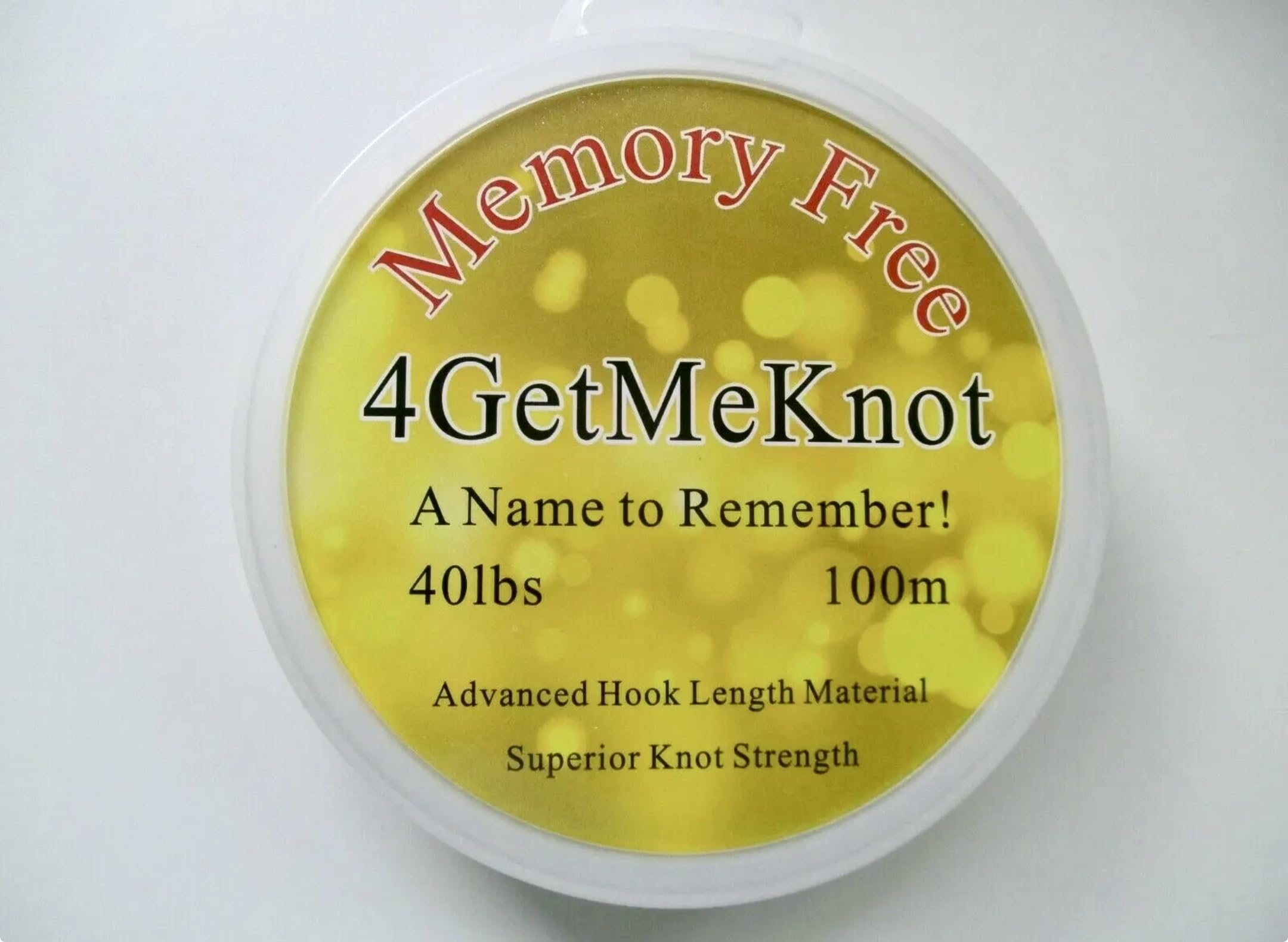 AMNESIA 4GETMEKNOT MEMORY FREE FISHING LINE/MONO - (100m, 40lb)