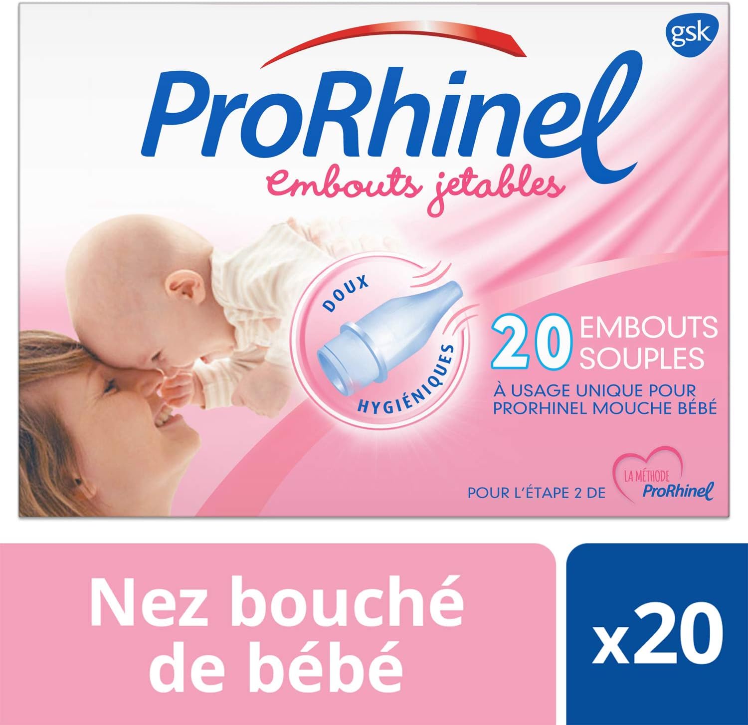 Prorhinel Embouts Jetables Mouche Bebe X Embouts Souples Pour Nez Bouche Et Qui Coule Doux Hygienique Amazon Fr Bebe Et Puericulture