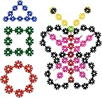 600 Rainbow Building Discs | Educational Brain Building Toy | Interlocking Plastic Construction Connect Set | Promotes Fine Motor Skills Development - Therapy Tools
