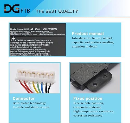 Miniatura 2 de DGFTB AP19B8K - Batería para portátil Acer Aspire A315-23 A315-58 A317-52 A317-53 A514-53 A515-56 Swift 3 SF314-42 SF314-57 TravelMate P2 TMP214-51