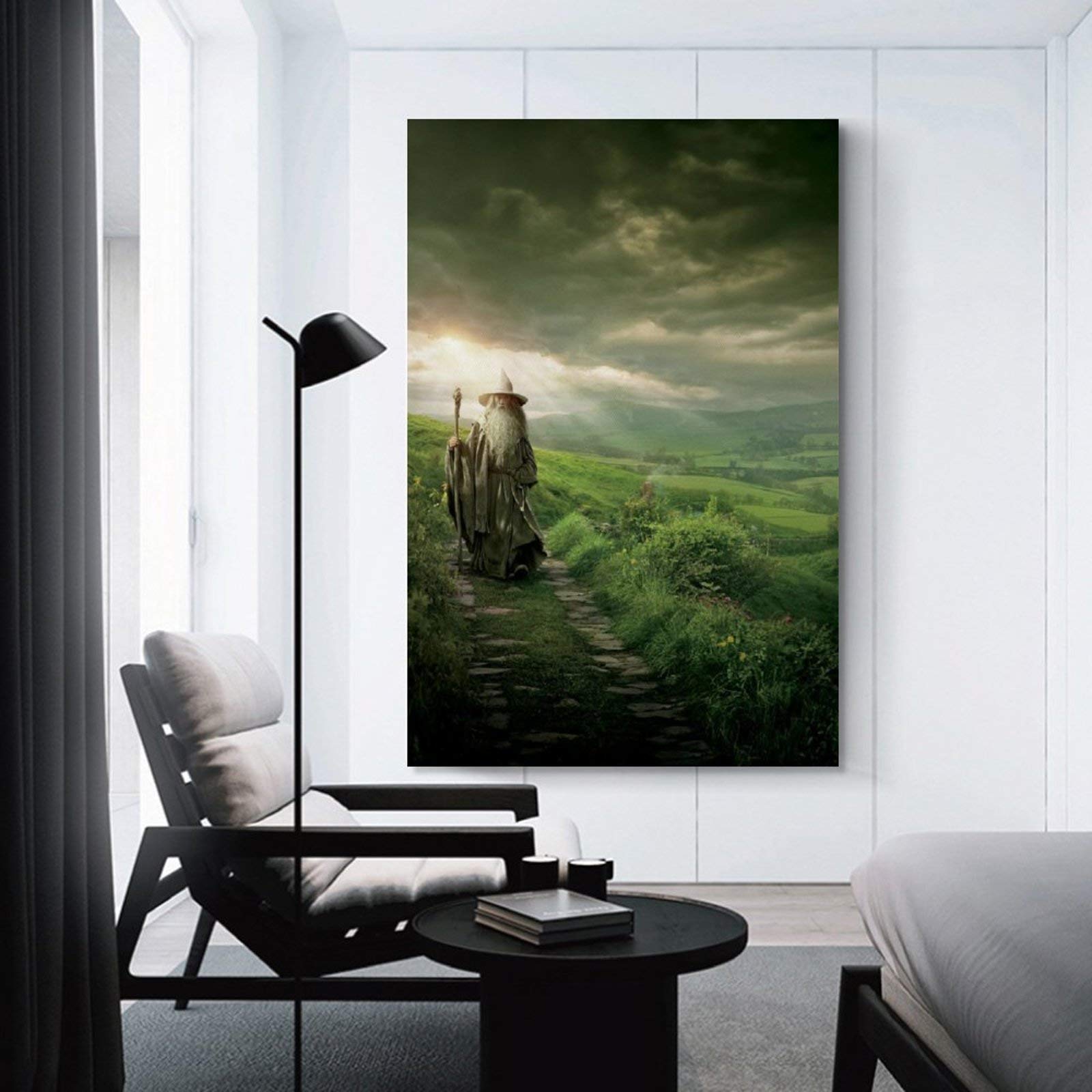 Poster Le Seigneur Des Anneaux Sur Toile - Décoration Murale Moderne 40x60 Cm Sans Cadre, Pour Salon Ou Chambre