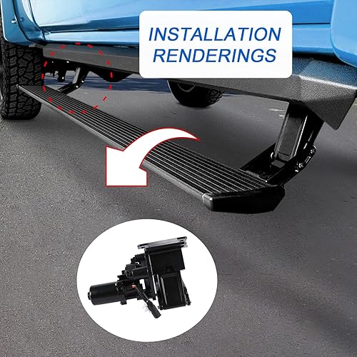 Miniatura 6 de Motor de estribo izquierdo con soporte compatible con Ford F150 2015-2020 Reemplazar # FL3Z-16A507-A