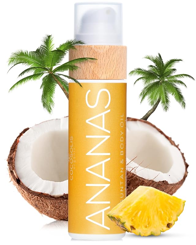 COCOSOLIS ANANAS Óleo corporal com vitamina E e fragrância de abacaxi, 110 g