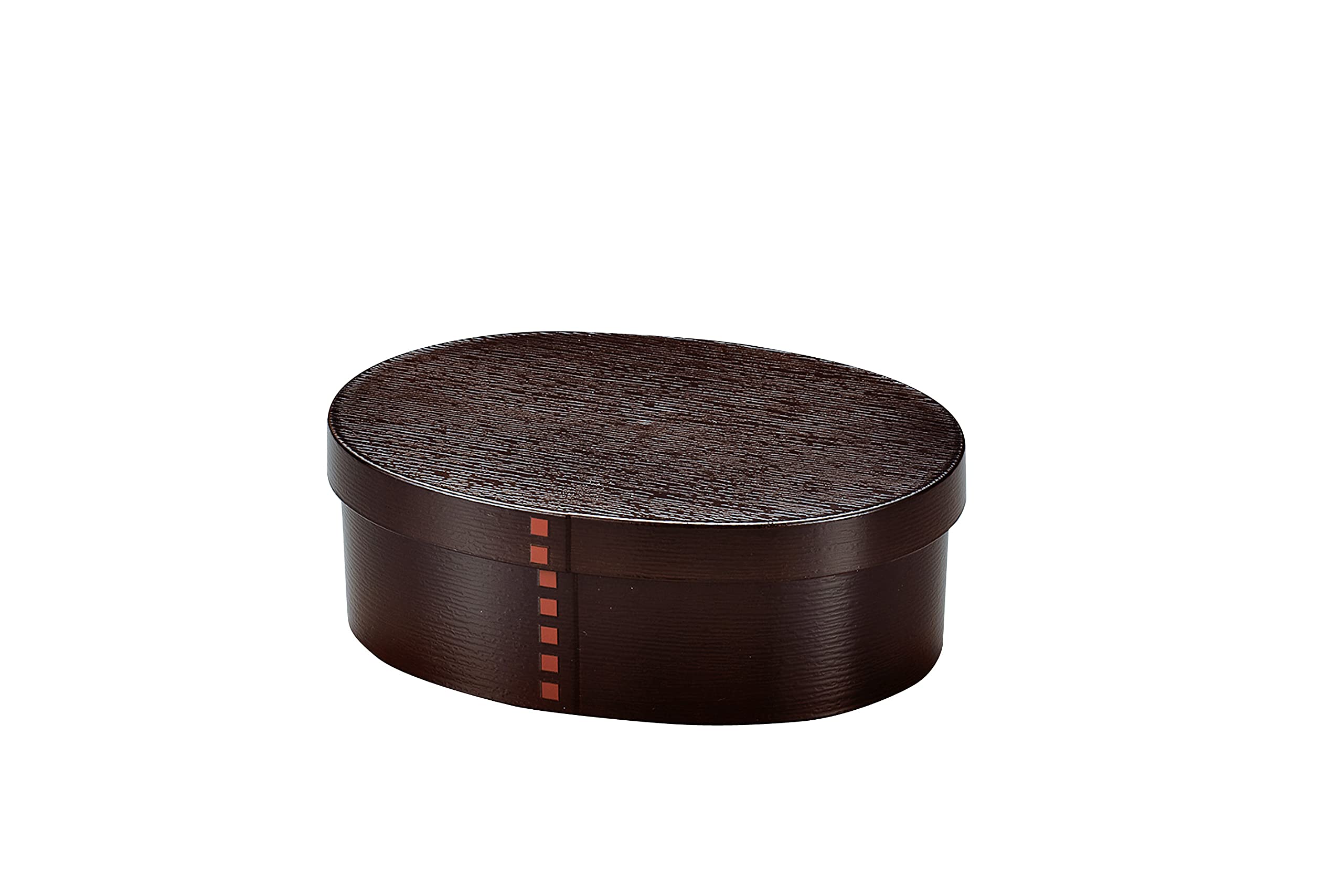 Tatsumiya Magewappa Style Bento Box 19oz Dark Brown Microwave Safe Japan