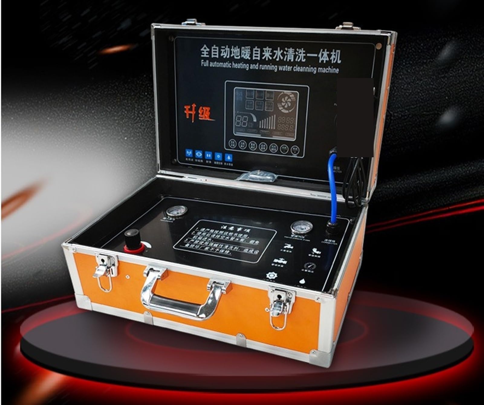 Limpiador a vapor, Calefacción por suelo radiante Máquina de limpieza dos en uno, máquina pulsos alta potencia, automática tubería agua grifo Para pisos y coche