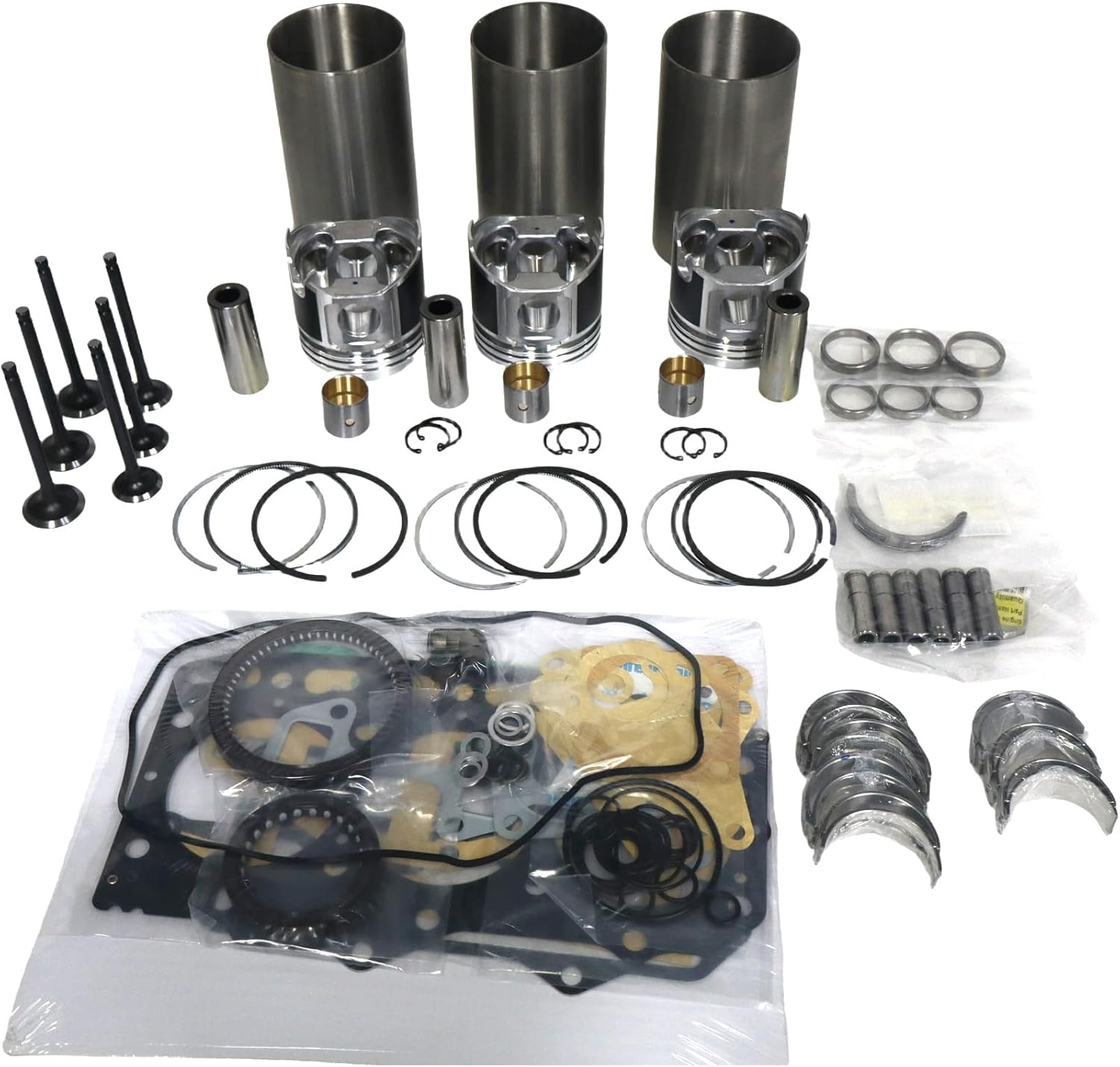 Engine Overhaul Rebuild Kit 3JH3 3JH3E 3JH3CE For Yanmar Marine Pleasure Engine
