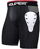 Youper Adult Elite Compression Padded Sliding Shorts w/Protective Athletic Cup for Baseball, Football