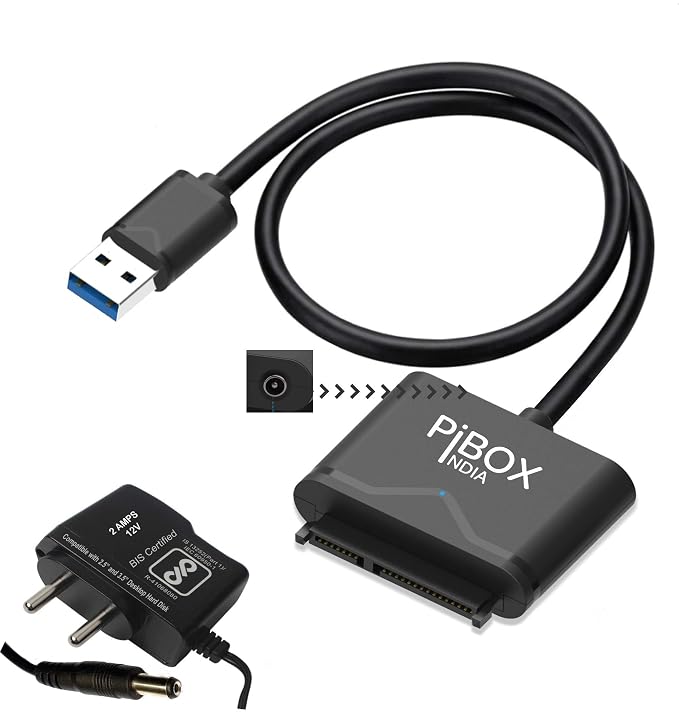 Bosion USB 3.0 To SATA III Adapter Cable For 2.5" SSD/HDD - UASP Support, Dual Port, 6-Month Warranty 3 thumbnail image