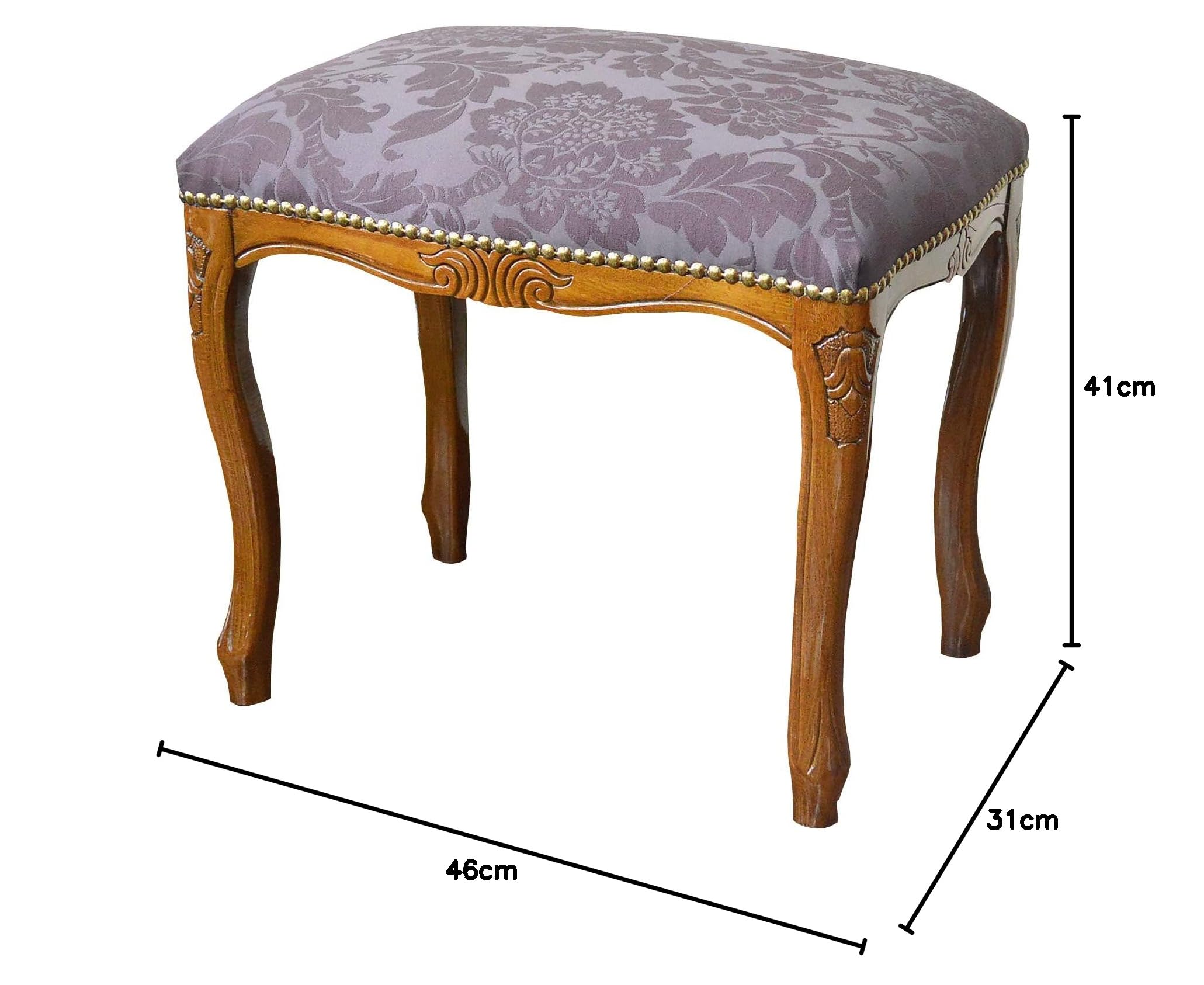 Amazon.co.jp: イタリア家具：クラシックスツール [PA-A141/VIOLET