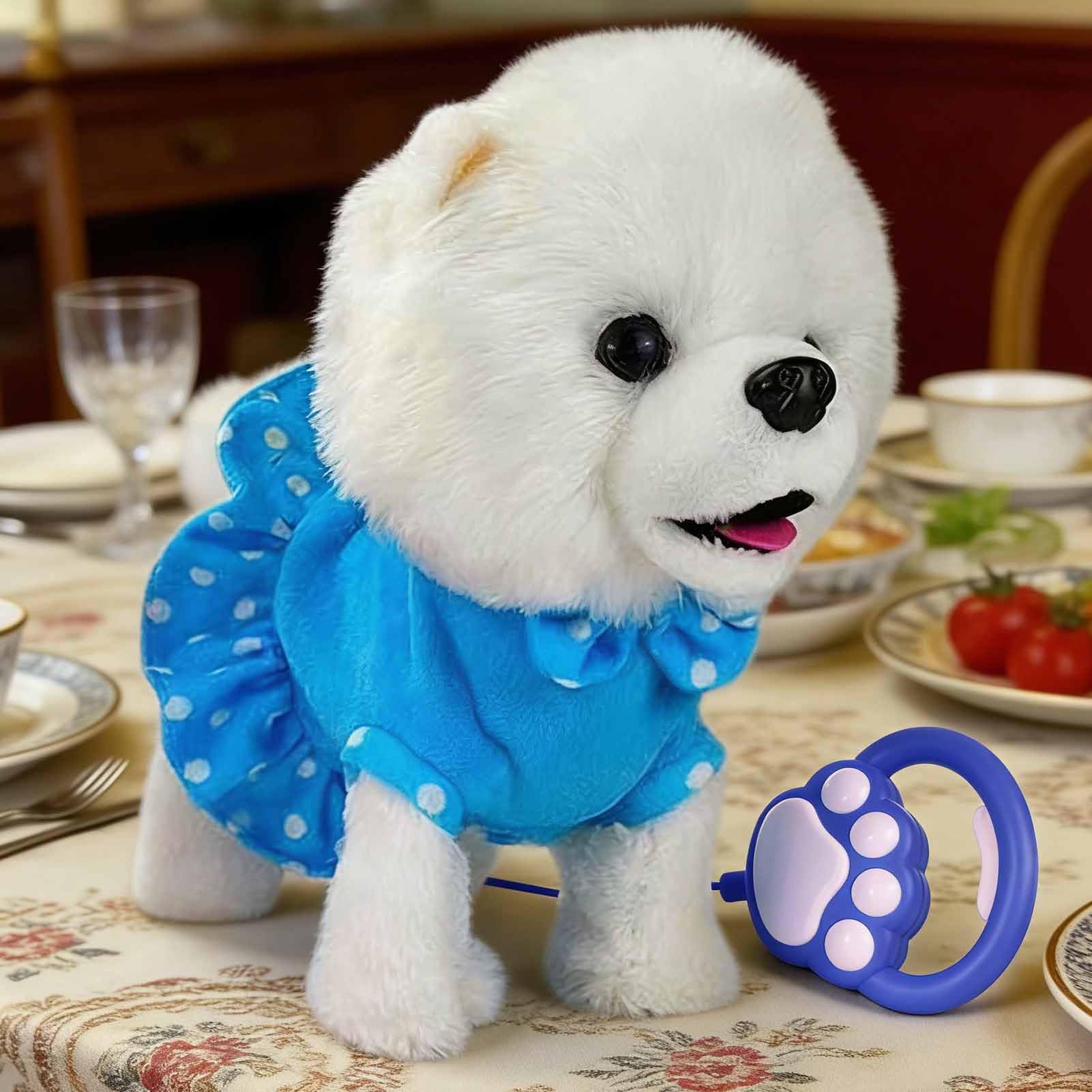 Cani Giocattolo Che Camminano E Abbaiano Bambola di Peluche Elettrica