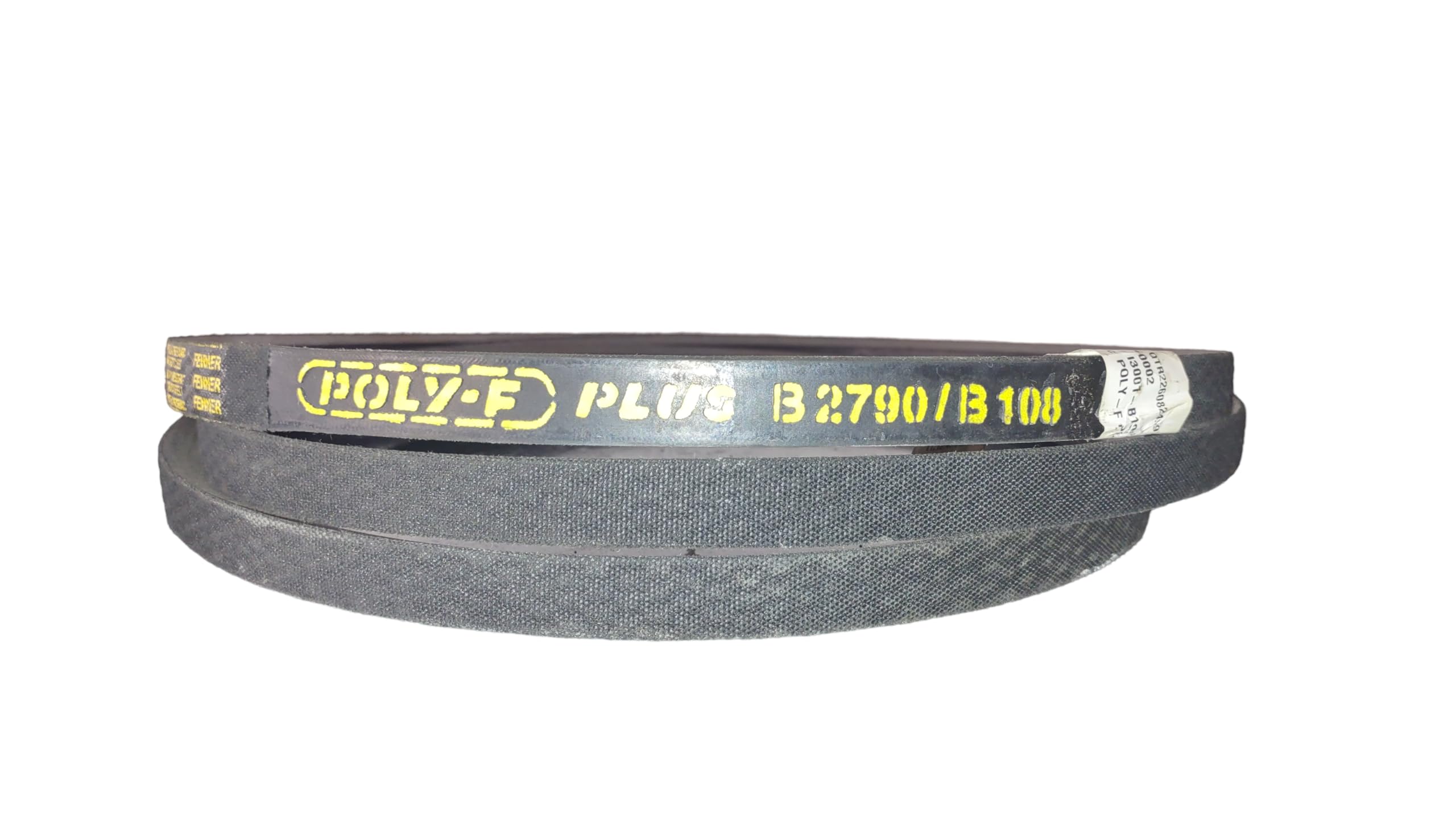Fenner Poly-F Plus PB, B108 Heavy-Duty Industrial V-Belt, Heat and Oil Resistant, Black,-image-13