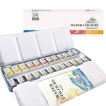 class101 doop先生　水彩キット Amazon.co.jp: PHOENIX アーティストグレード水彩絵具セット