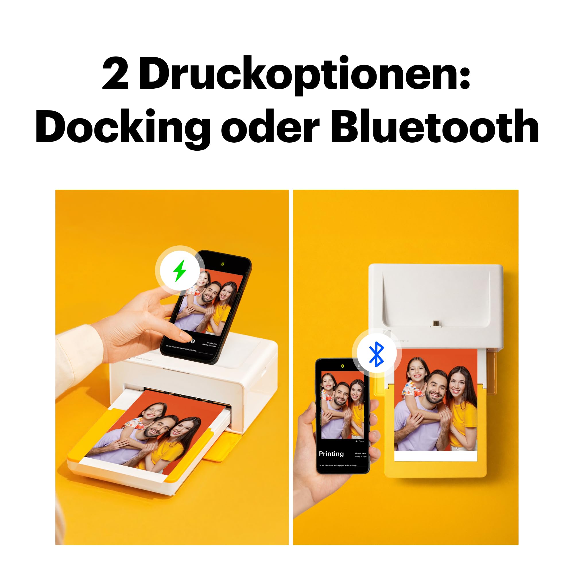 KODAK Dock Plus 4PASS Fotodrucker 10x15 cm 40 Blatt Bundle