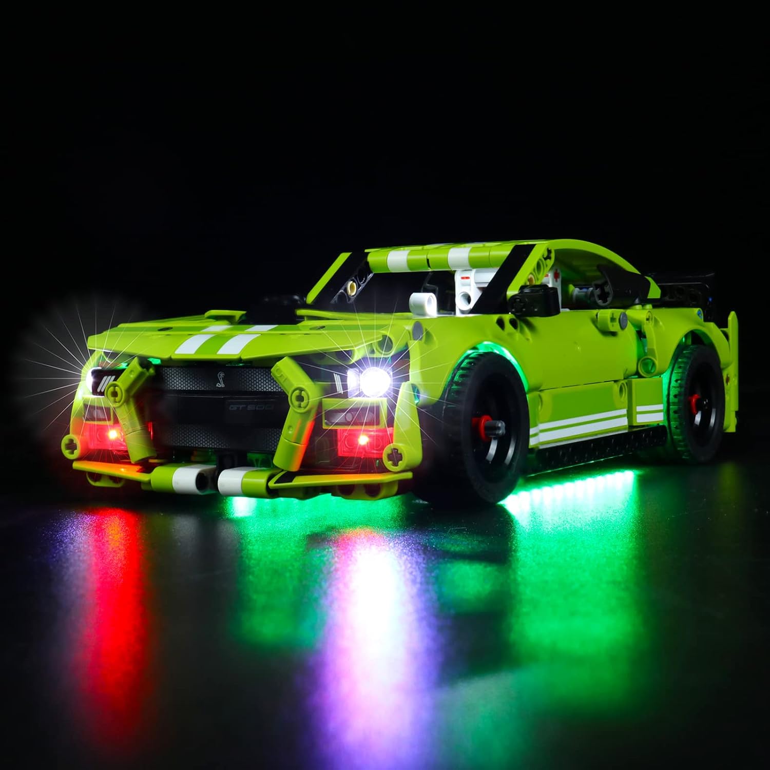 LED Light Kit for Lego 42138 Ford Mustang Shelby GT500, Light Kit ONLY, Lego Model is NOT Included