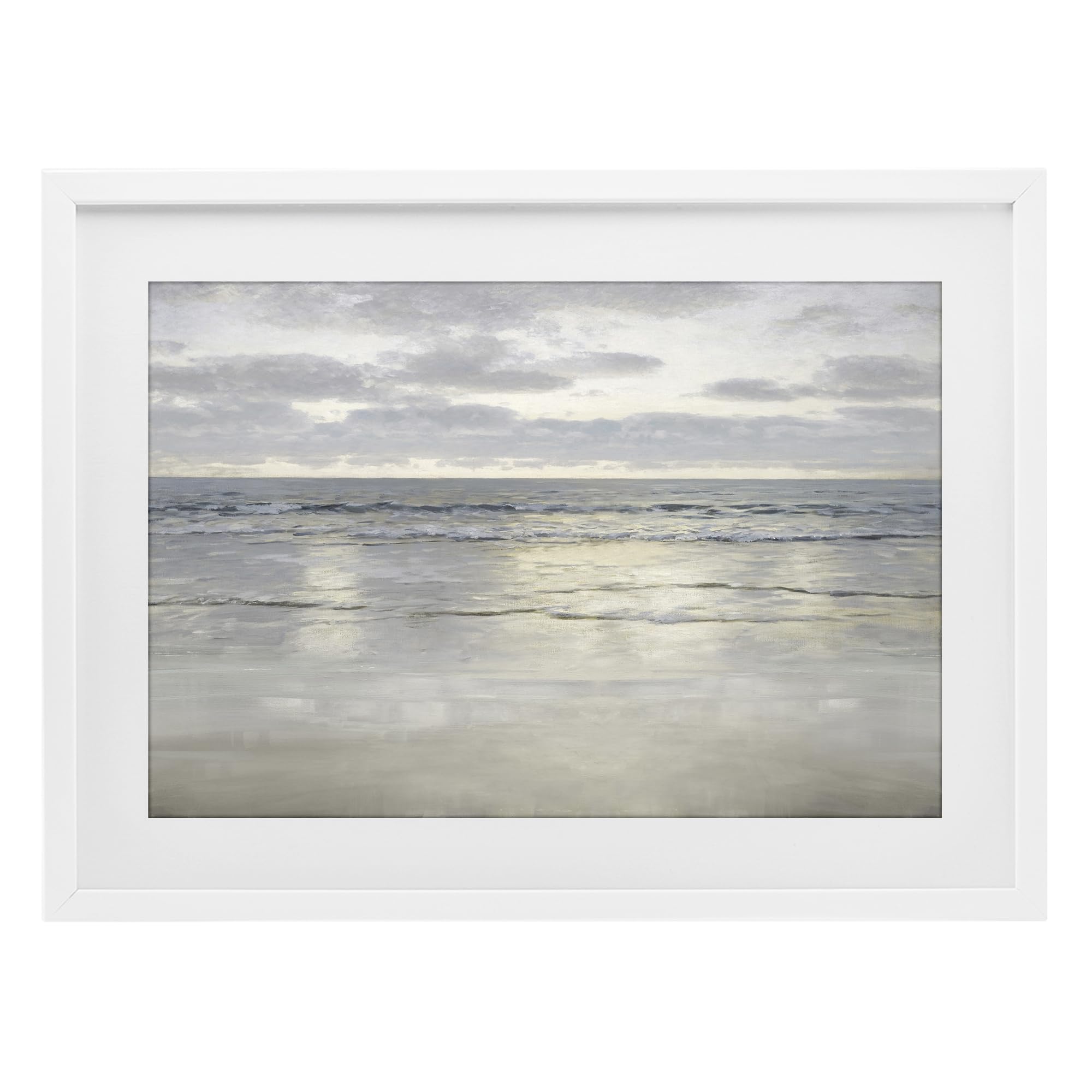 'Sunlight On The Sea'| Framed Print Under Glass
