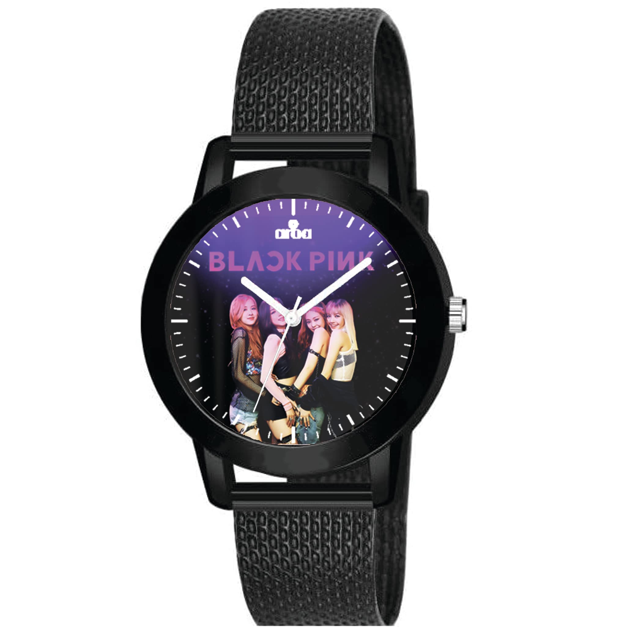 AROA Watch for Womens with Music Blackpink K-Pop Model :552 in Black Metal Type Rubber Analog Watch Purple Dial for Women Stylish Watch for Girls (B0C4TYFK4W) Amazon Price History, Amazon Price Tracker