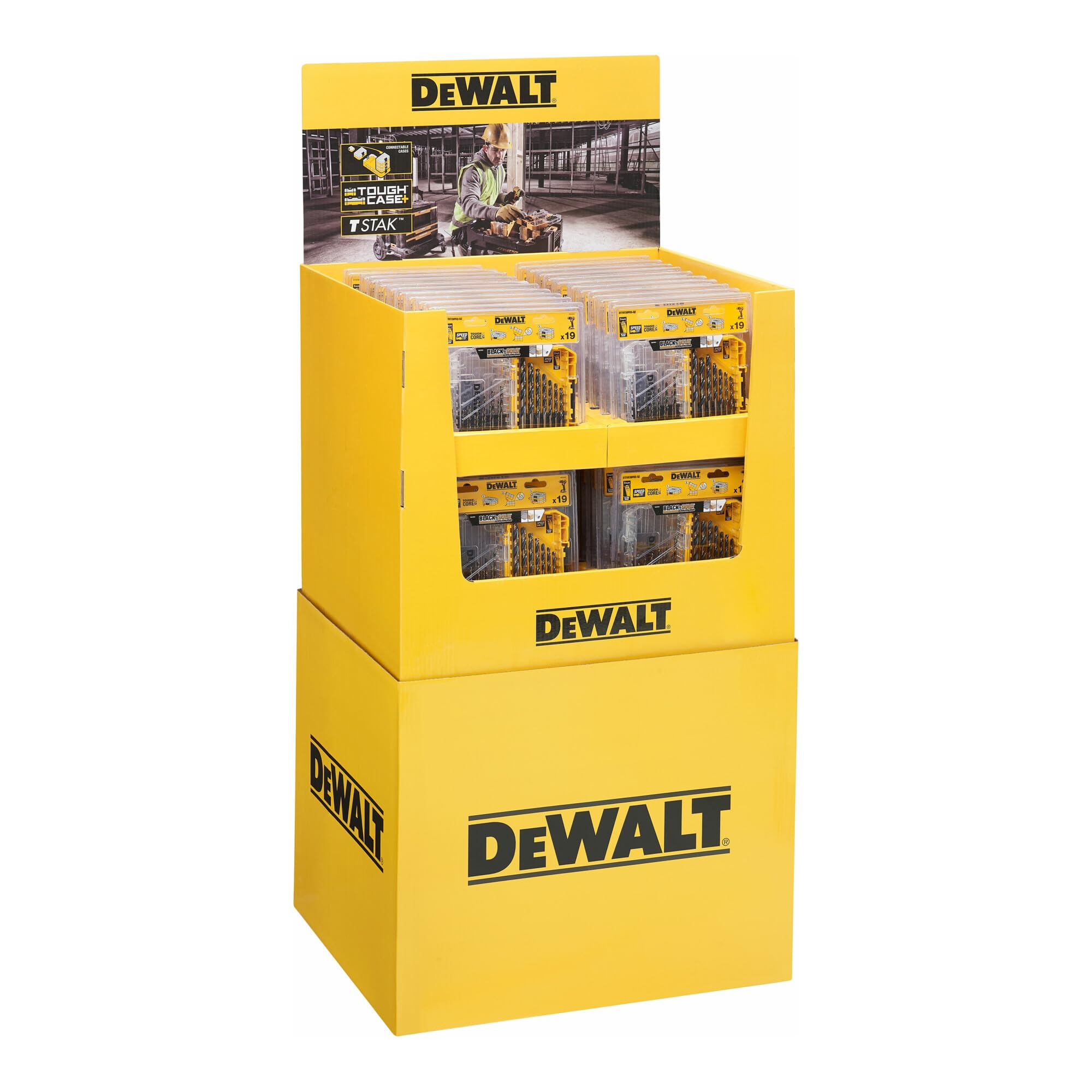 Jeu de forets à métaux HSS-G DEWALT, 19 pces