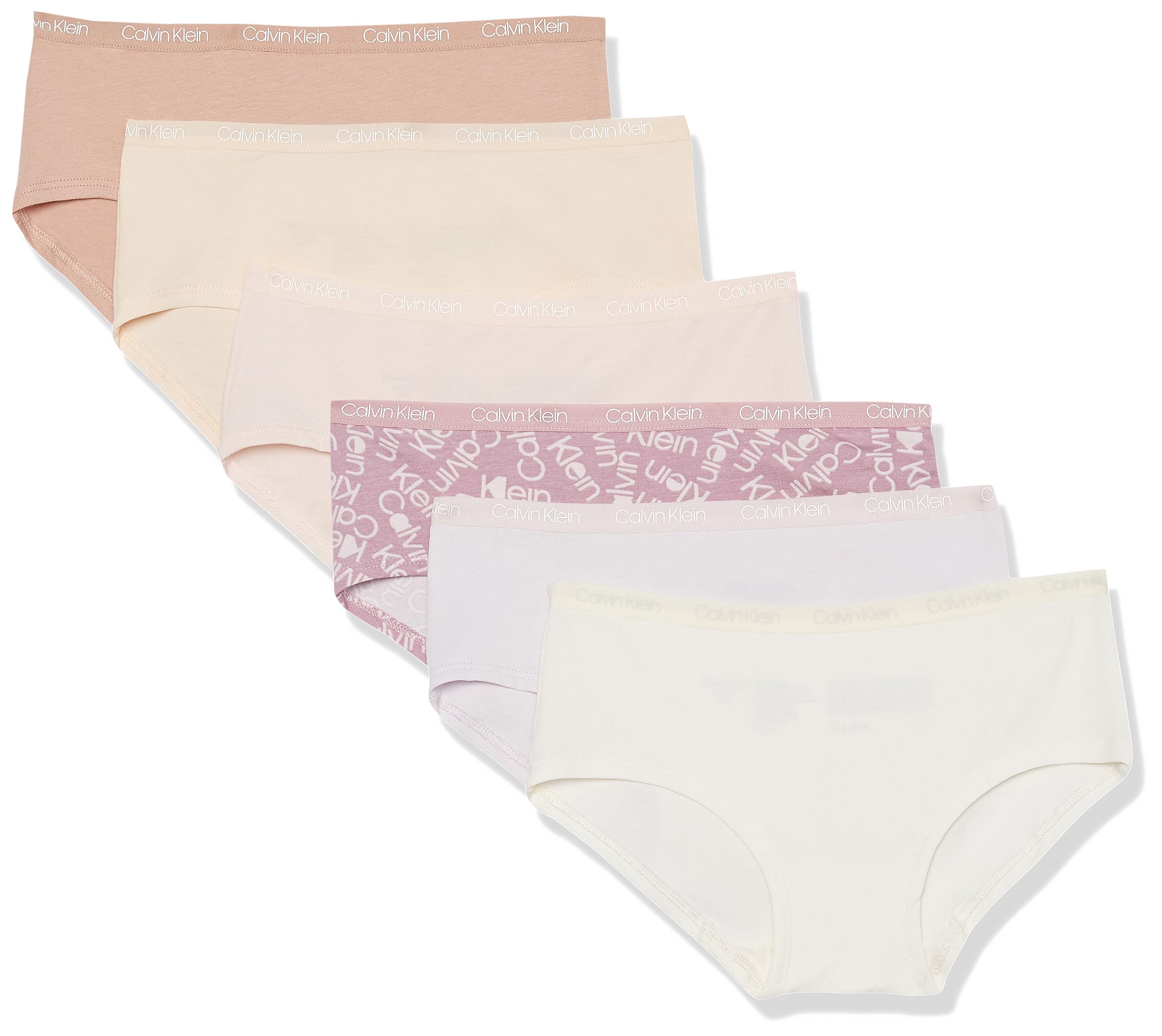 girls Cotton Hipster Underwear 6-pack