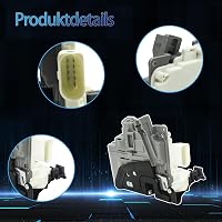 HISports Ajtózár Mechanizmus Első Bal Oldali 8J1837015A - Kompatibilis Audi A4 S4 A5 S5 Q3 Q5 Q7 TT Modellekkel - Gyári Alkatrész Helyettesí 3