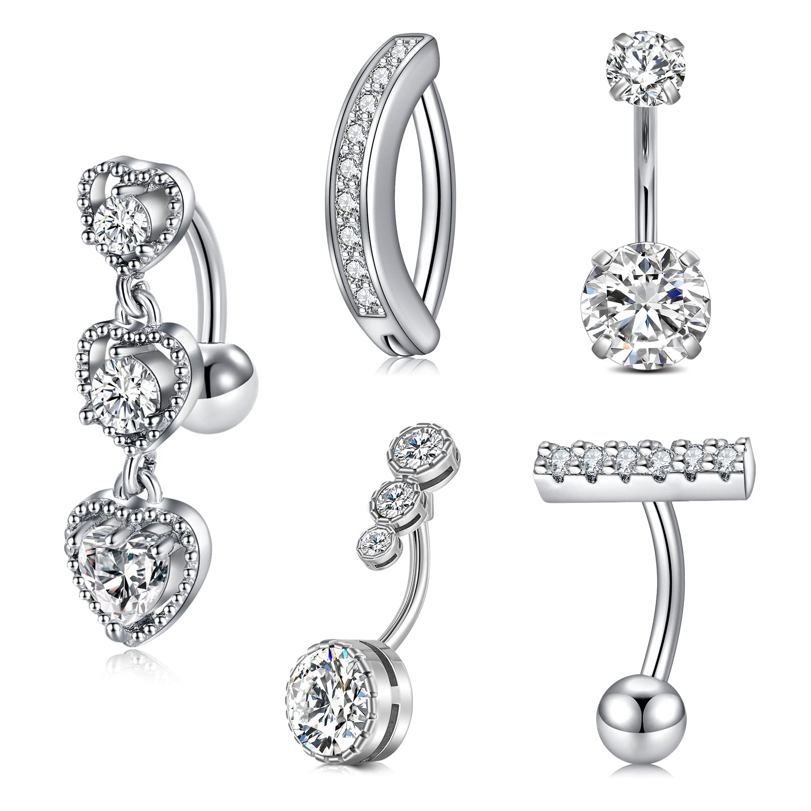 Belly Button Ring Surgical Steel Belly Rings