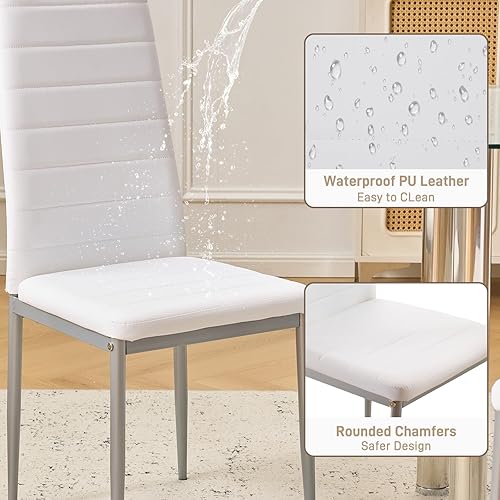 Miniatura 5 de Karl home Juego de 2 taburetes de bar de madera con reposapiés, taburetes de bar negros de altura de mostrador de 24 pulgadas para cocina y sala de