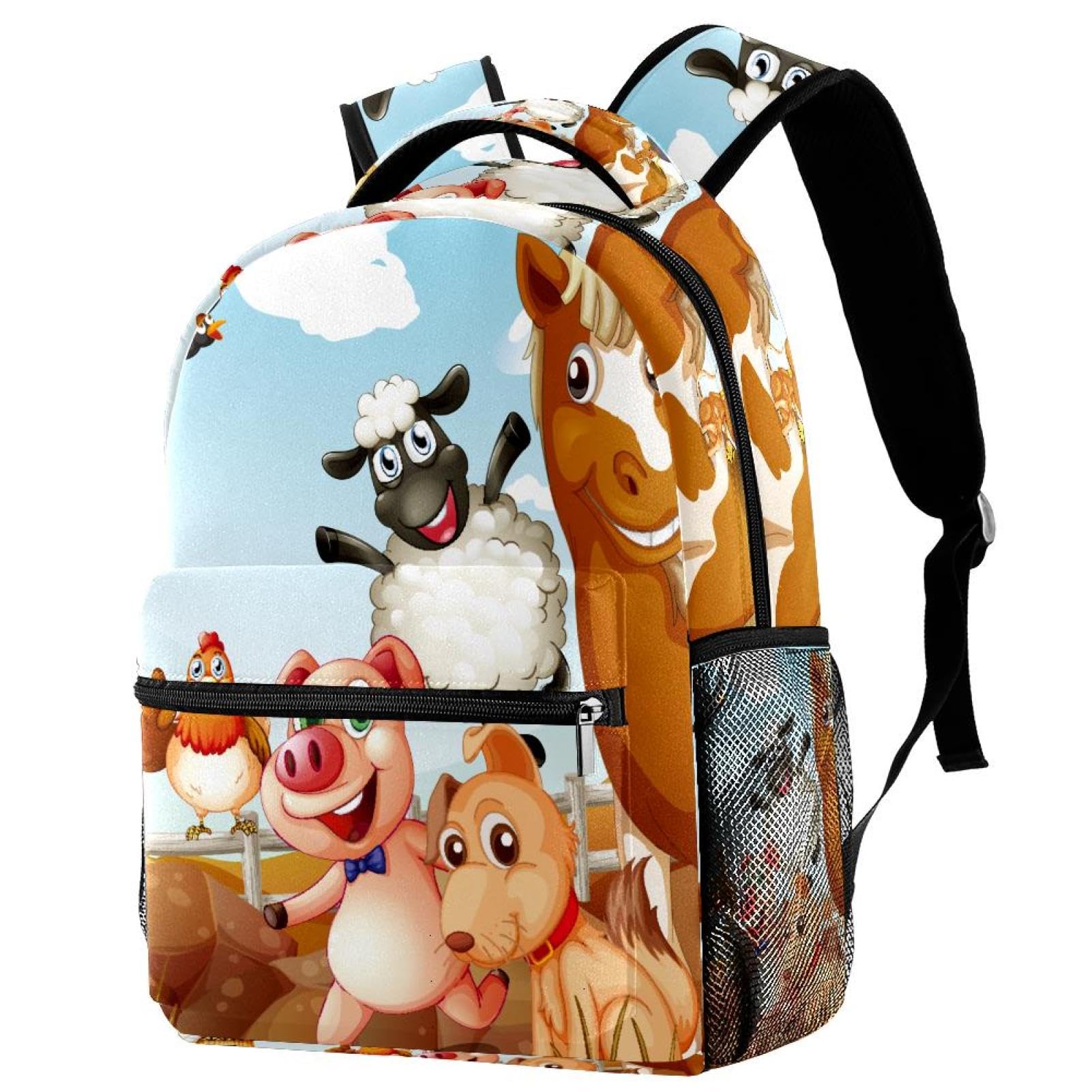 Tartaruga marina tartaruga acquatica zaino da viaggio per computer portatile zaino scuola superiore grande bookbag carino zaino per uomo donna, Multicolore 10., 29.4x20x40cm/11.5x8x16 in