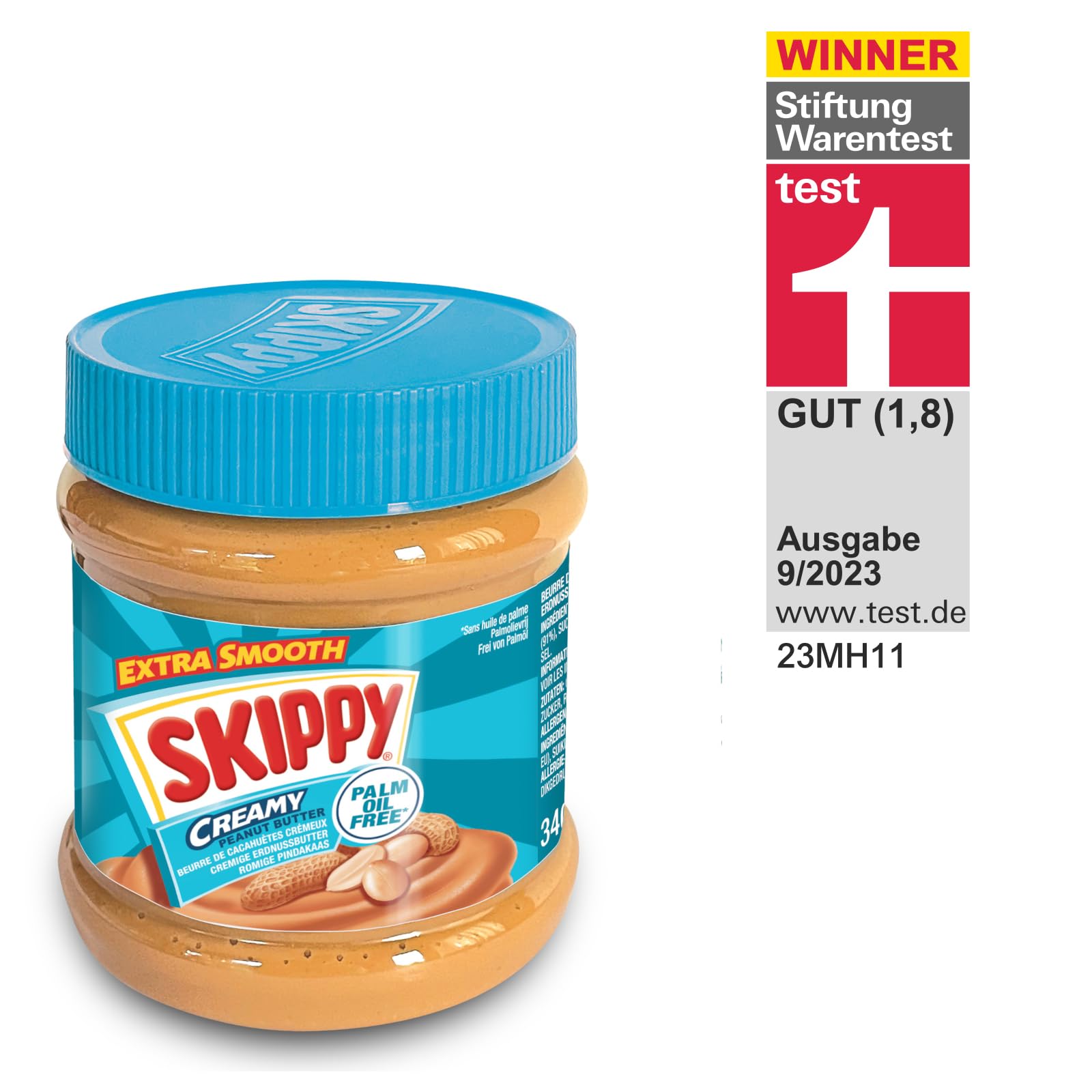 Skippy - De Cacahuetes Butter Creamy 340G - Lote de 3