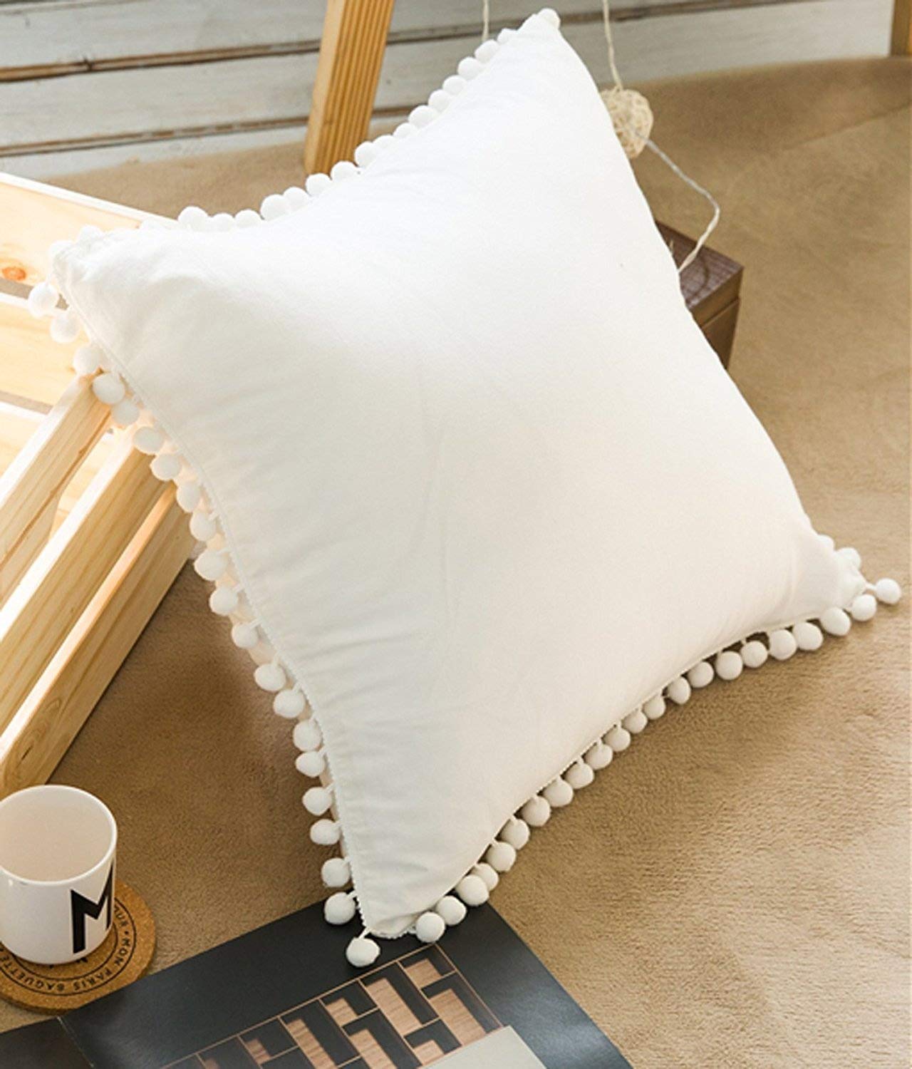 Federa Per Cuscino Divertente 40x40 Cm – 'Ich Bin Nicht Faul Ich Bin Im Energiesparmodus' (Tedesco) – Cotone Naturale Moonworks