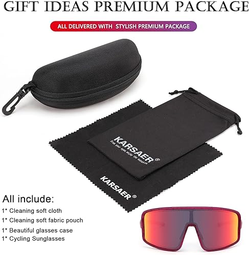 Miniatura 6 de Karsaer Vision - Gafas de sol deportivas para hombres y mujeres, gafas de sol de béisbol para jóvenes, niños, adolescentes y niñas