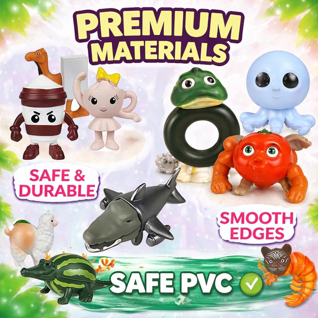 21 PCS Italian Brainrot Steal a Brainrot Action Figures for Kids | 1.8" Tralalero Tralala Tung Tung Tung Sahur Dolls | Fun Brain Rot Toys for Kids, Birthday Party Favors, Goodie Bag Gifts