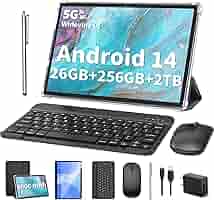Relndoo Android 14搭載10インチタブレット 6Gb/128Gb Relndoo Android 14 Tablet 10.1 Inch, 12GB(6+6 Expanded) RAM+