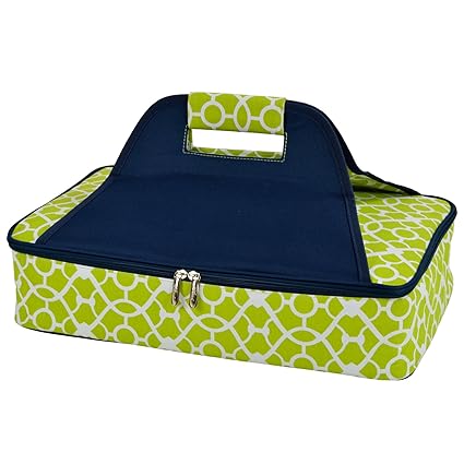 Picnic at Ascot Original Insulated Thermal Food & Casserole Carrier- keeps Food Hot or Cold- Fits 15