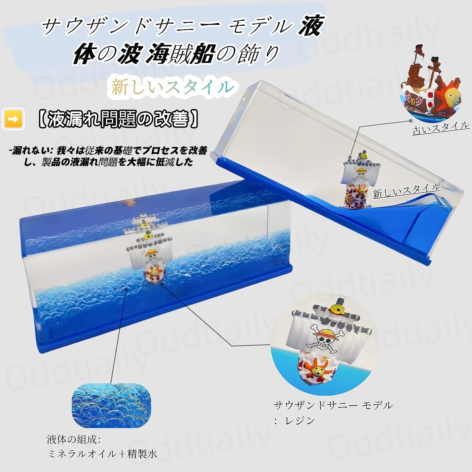 Amazon.co.jp: 新しい形状サニー号、サニー号 液体、船の模型