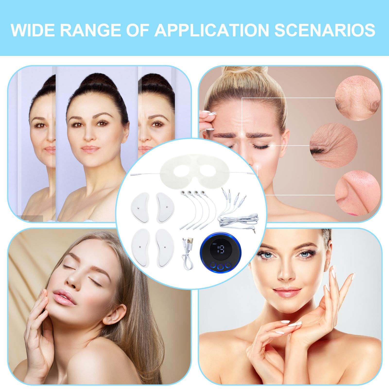 Appareil De Massage Facial COREFIT FACE PLAYER EMS – Or – Fabriqué Au Japon (testé, Sans Tampons)