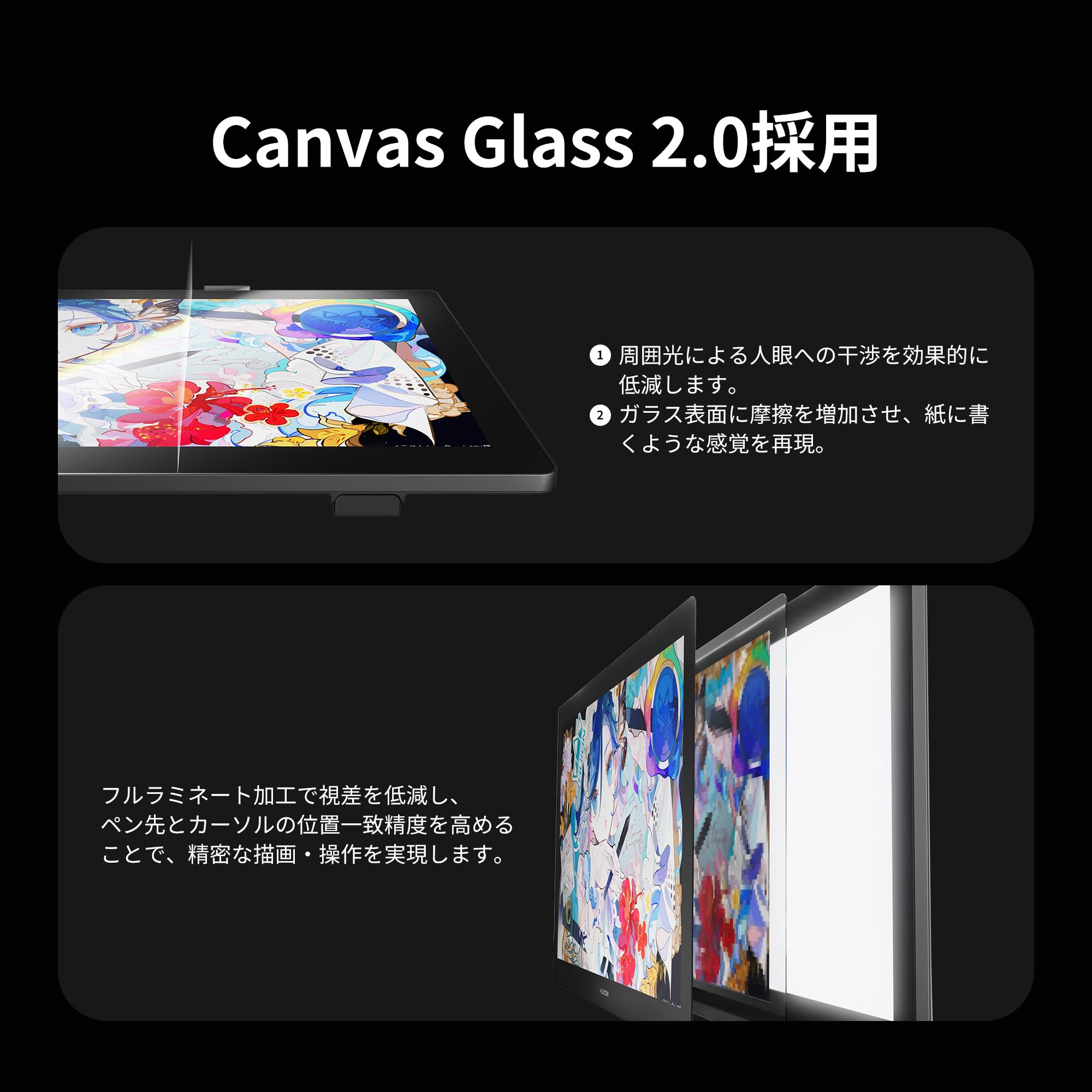 Amazon.co.jp: HUION 液タブ Kamvas 22 (Gen3) 21.5インチ 液晶