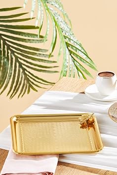 Emsan Leafy Kare Tepsi Gold