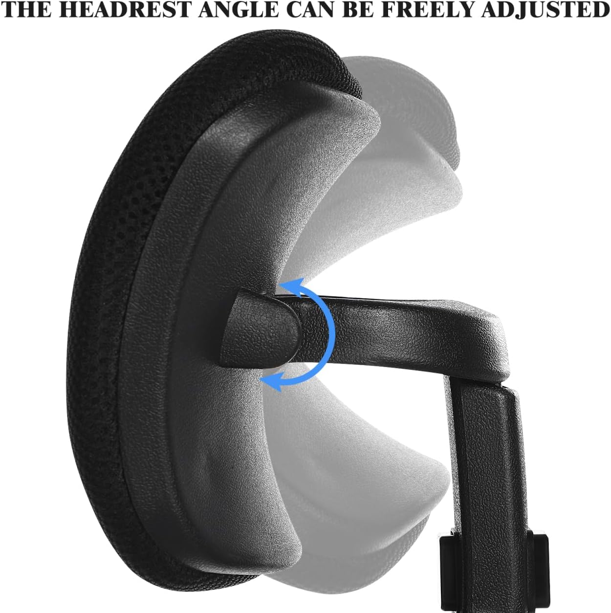 Cabilock Adjustable Office Chair Headrest Attachment for Neck Support Detachable Mesh Head Pillow for Computer Chair Retrofit Head Rest for Home and Office Use 11X8.65 Inches