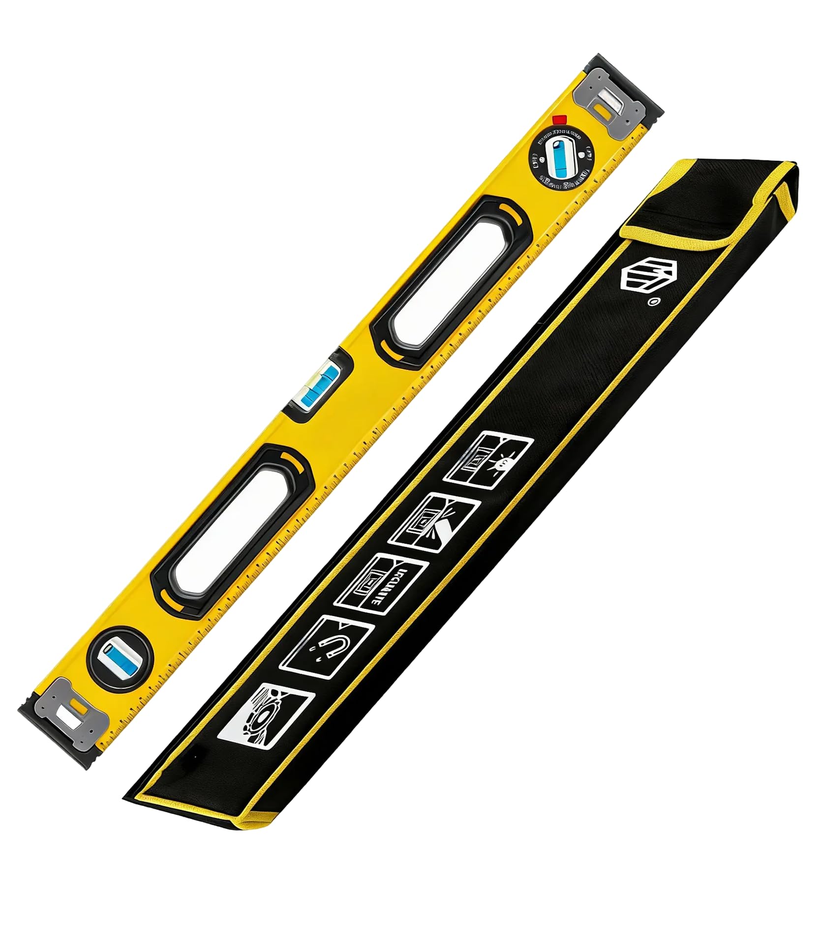 Magnetic Bubble Level - 3 Line, Aluminum Alloy -8 Magnetic Bubble Level - 3 Line, Aluminum Alloy -8